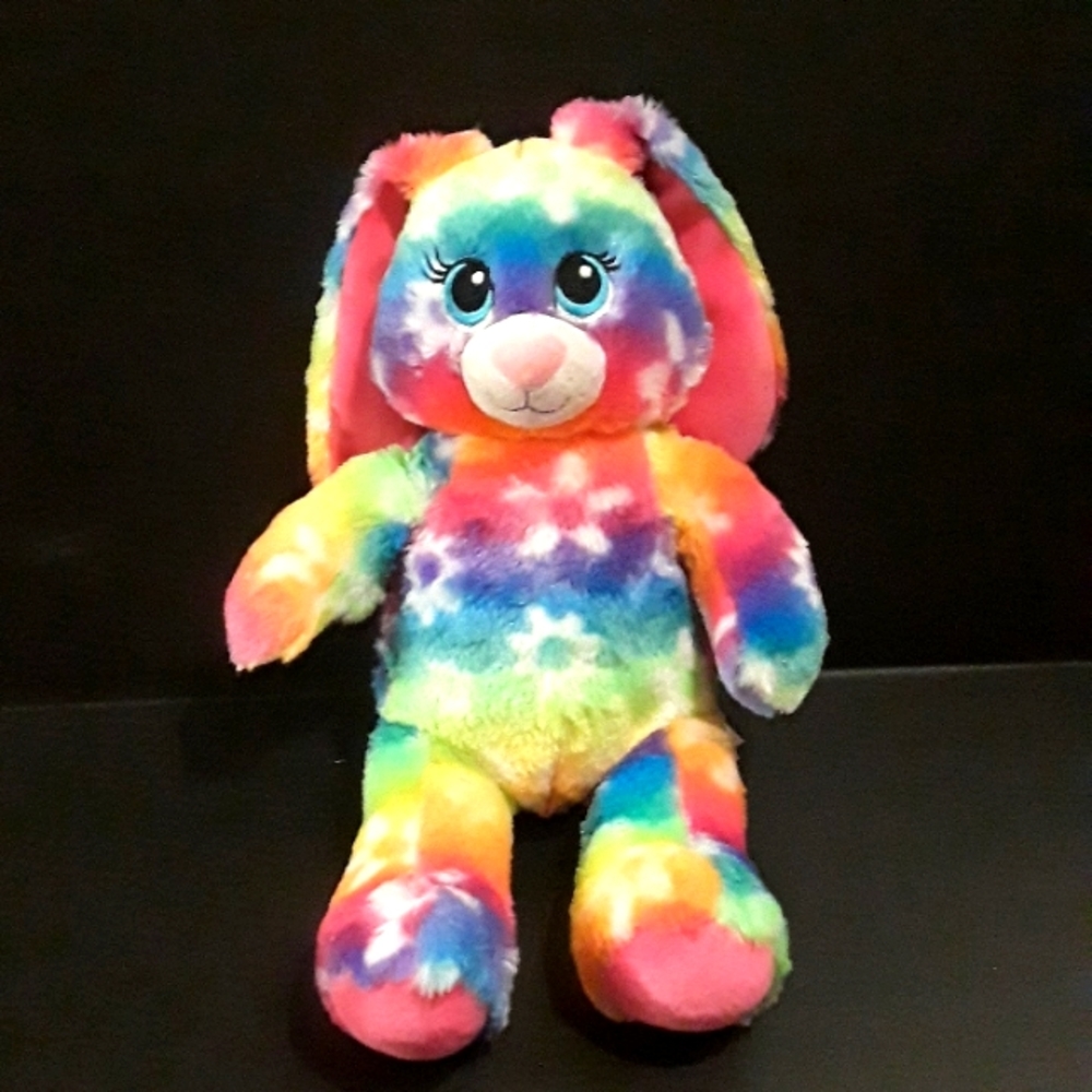 Build a Bear Bright Blooms Bunny BAB Plush Stuffed Animal - Great for Easter